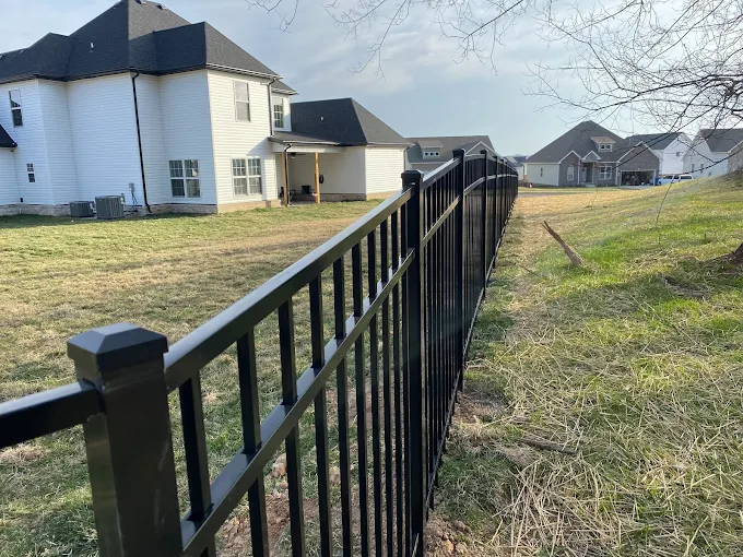 Aluminum Fencing Project in Clarksville, TN