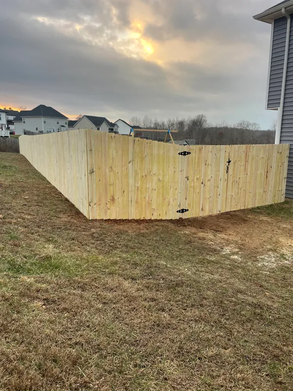 Wood Fencing Project in Clarksville, TN