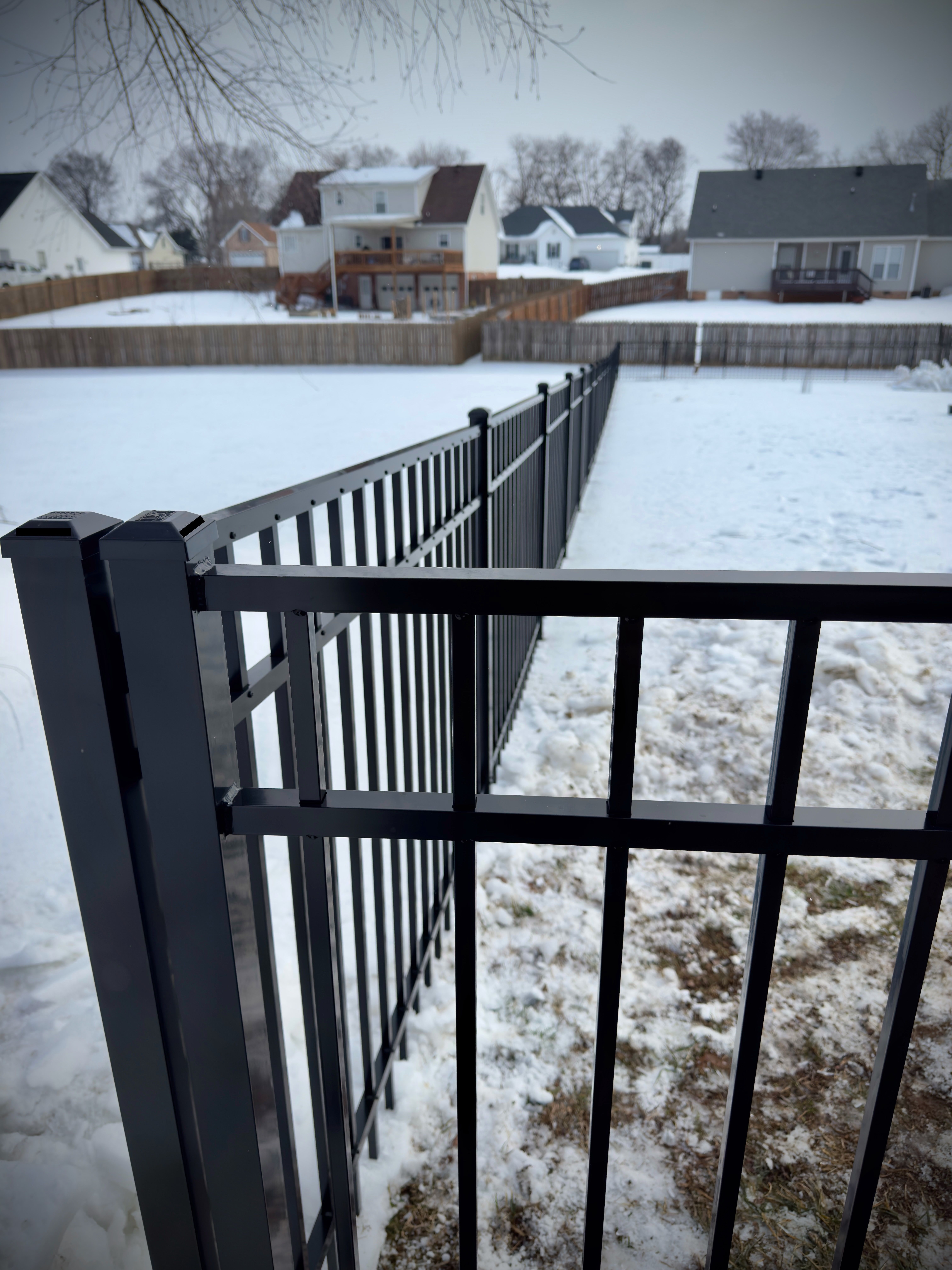 Aluminum Fencing Project in Clarksville, TN