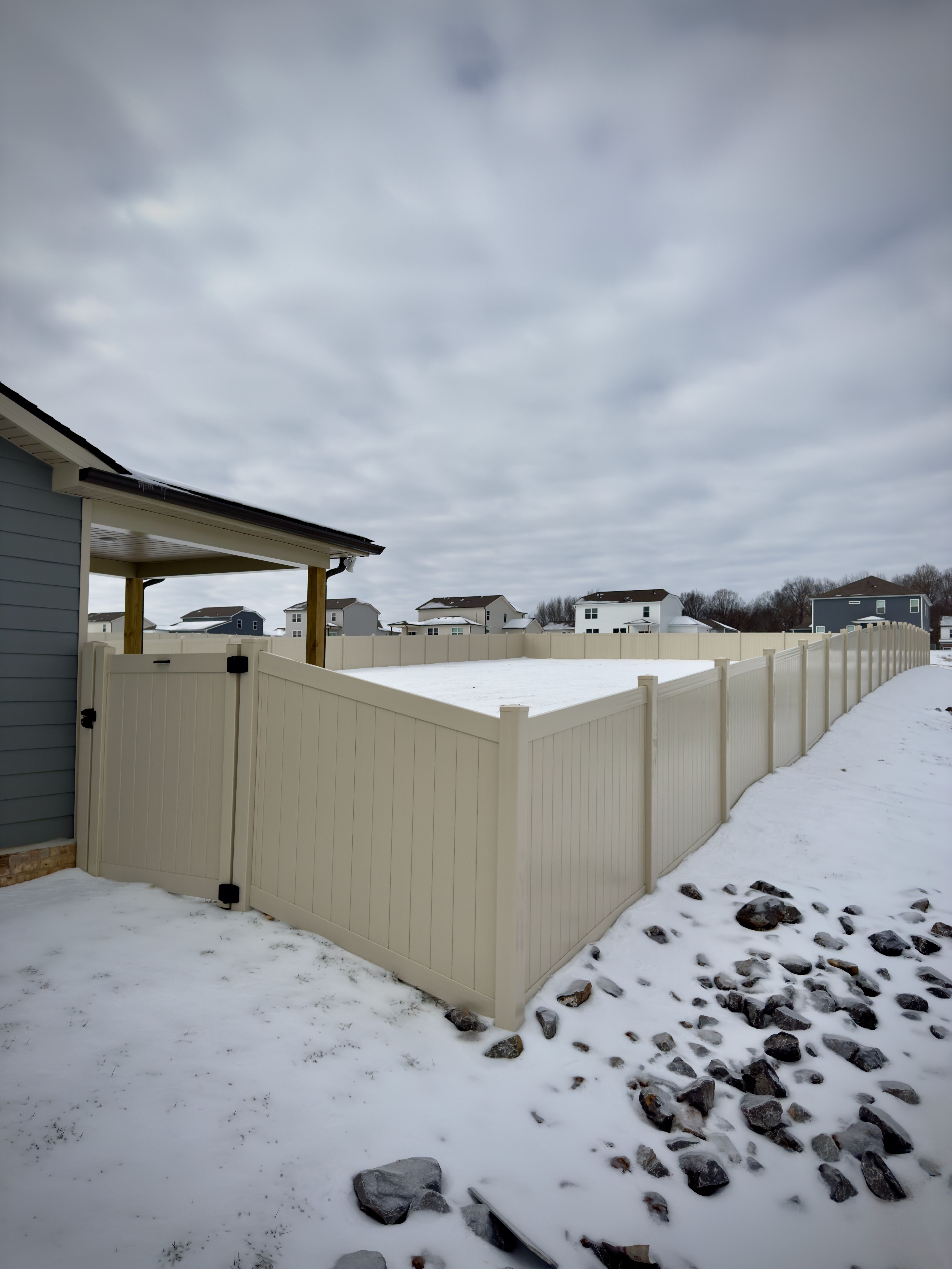 Vinyl Fencing Project in Clarksville, TN