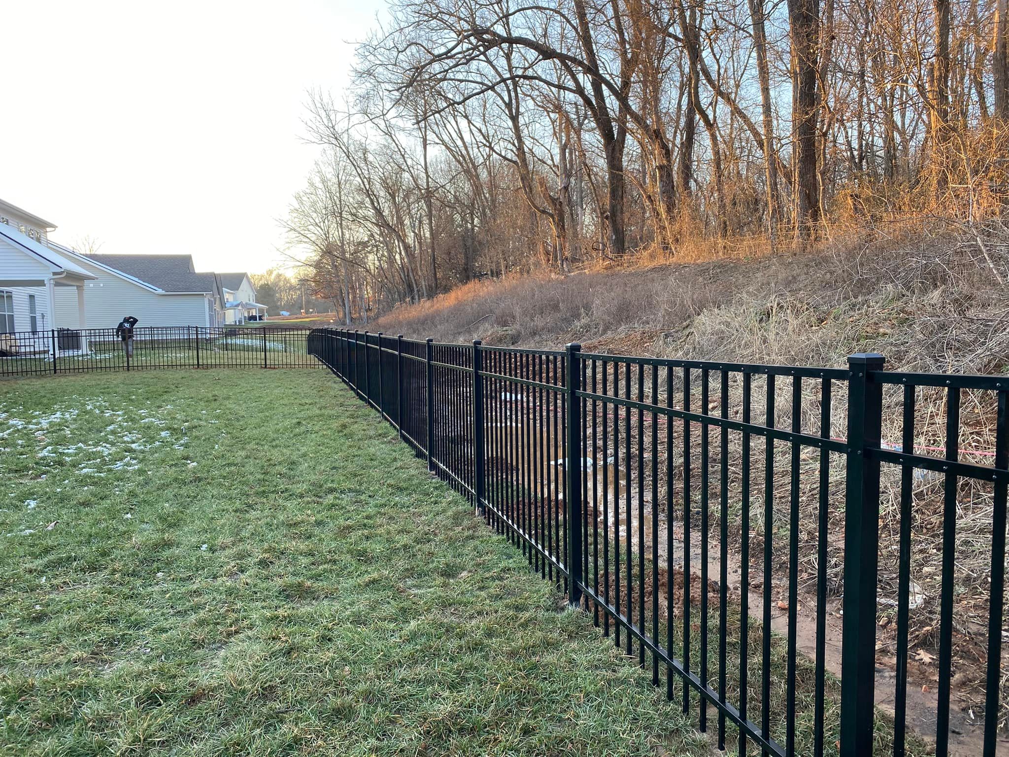 Aluminum Fencing Project in Clarksville, TN
