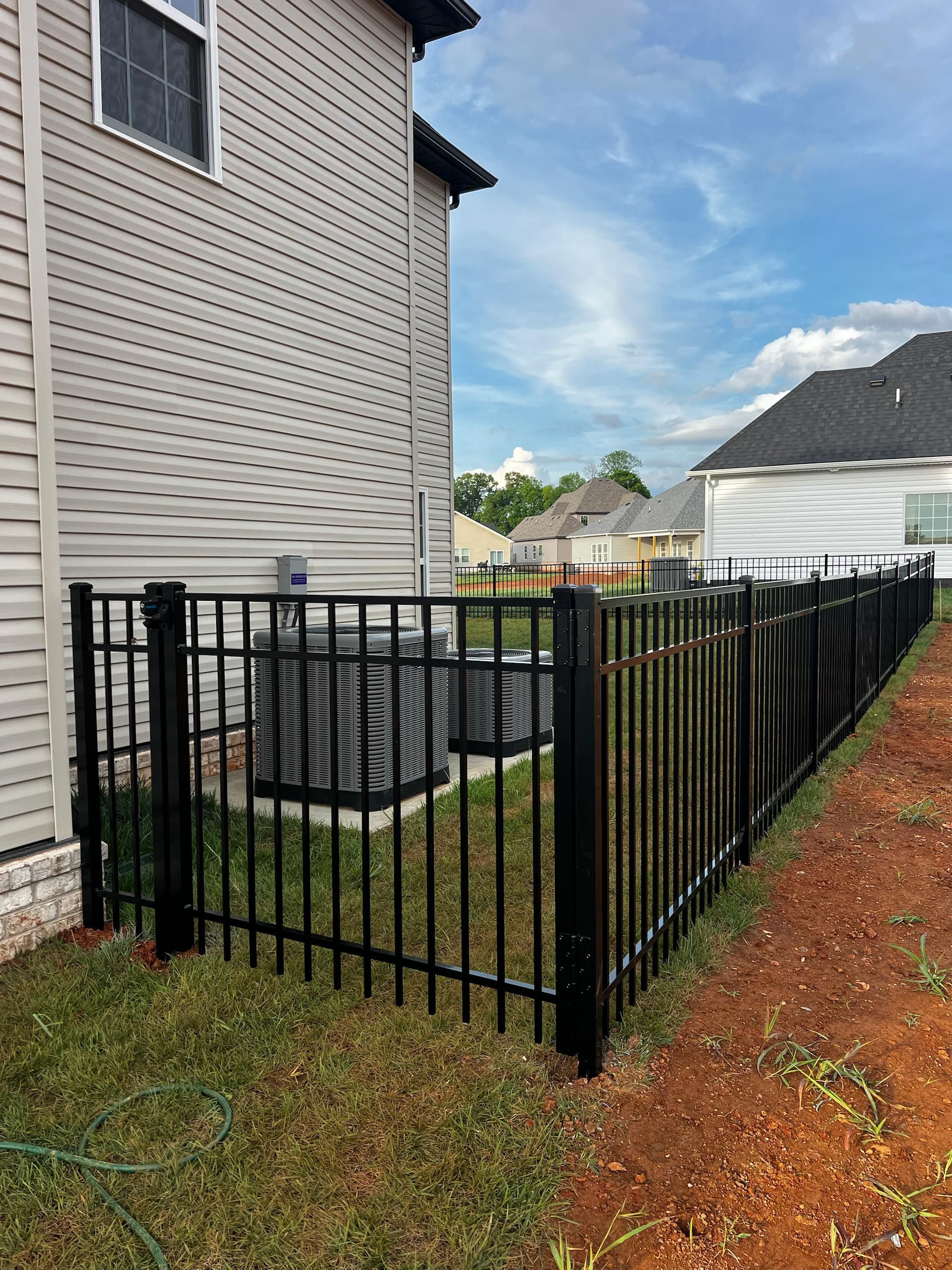 Aluminum Fencing Project in Clarksville, TN