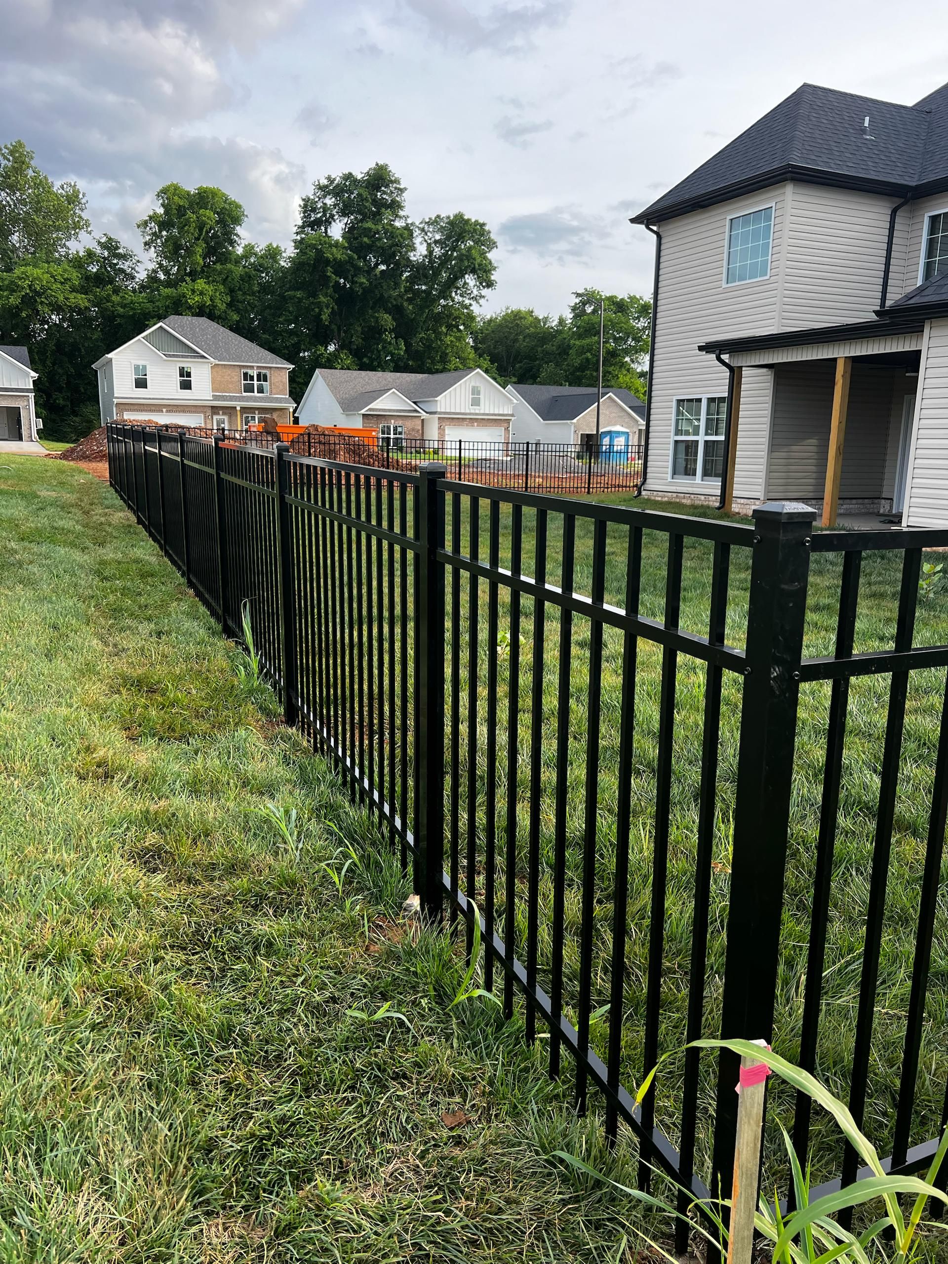 Aluminum Fencing Project in Clarksville, TN