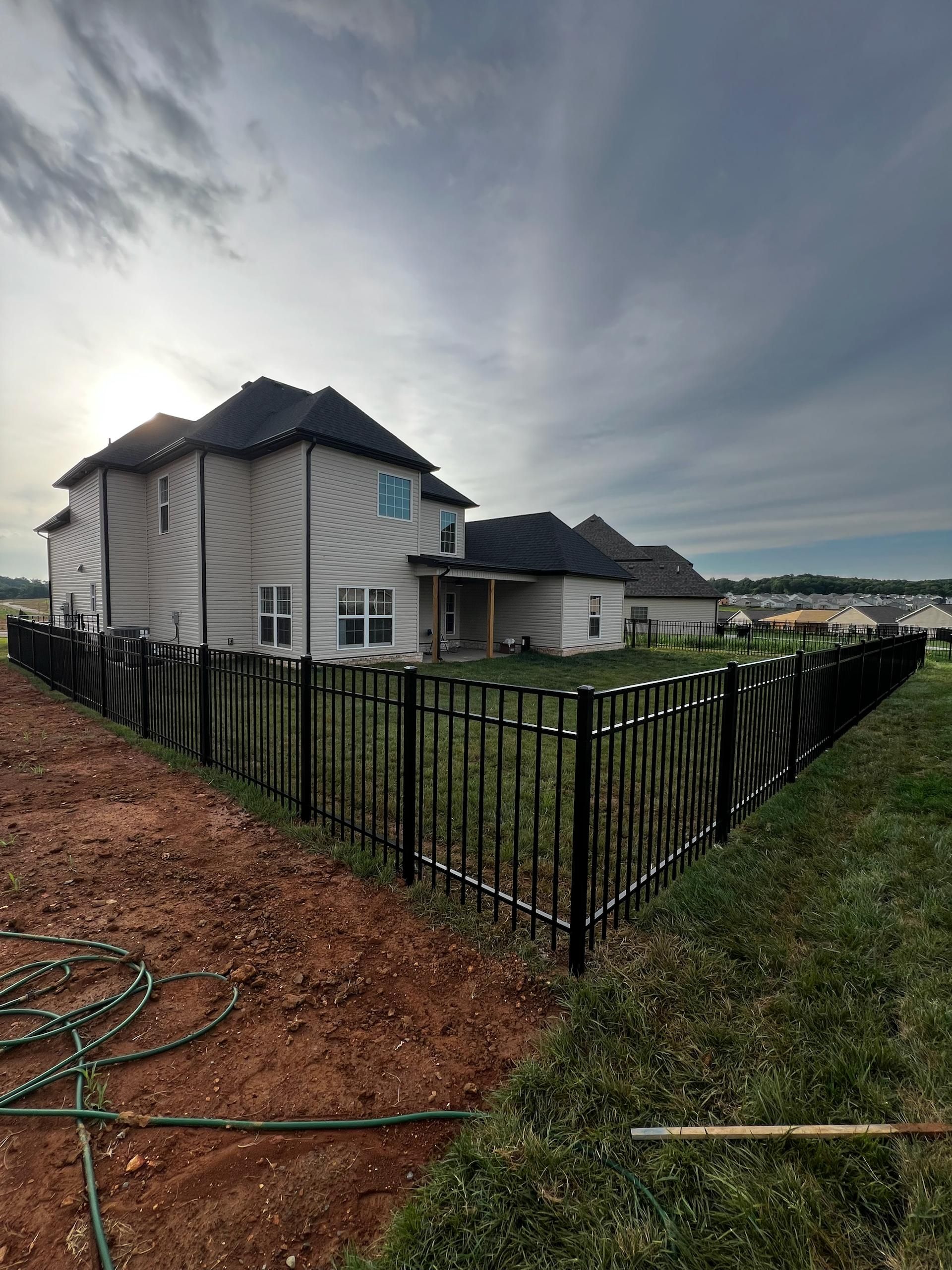 Aluminum Fencing Project in Clarksville, TN