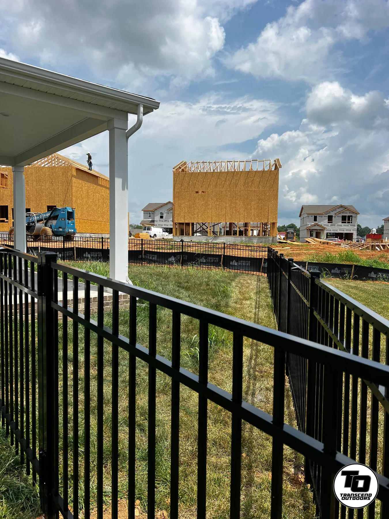 Aluminum Fencing Project in Clarksville, TN