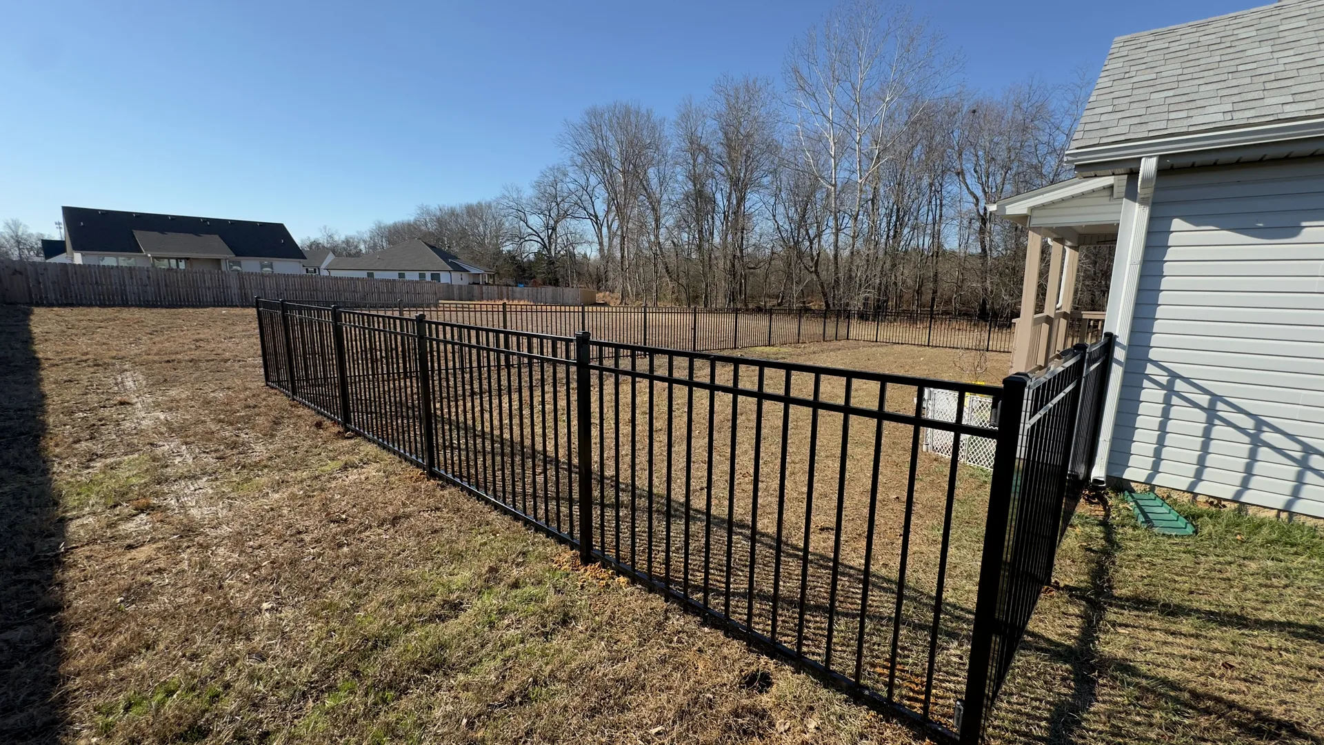 Aluminum Fencing Project in Clarksville, TN