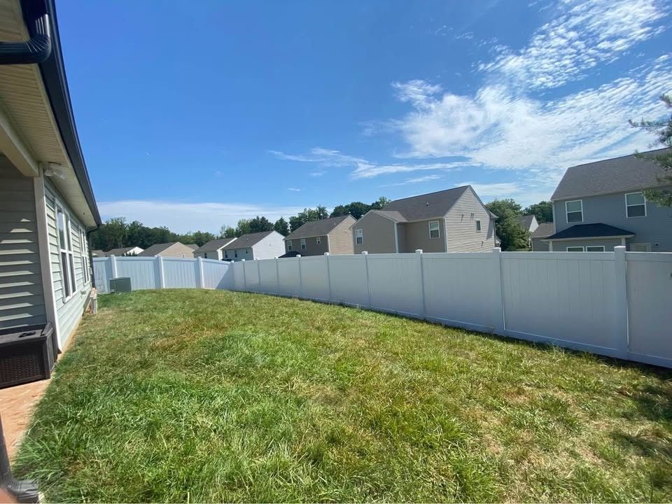 Vinyl Fencing Project in Clarksville, TN