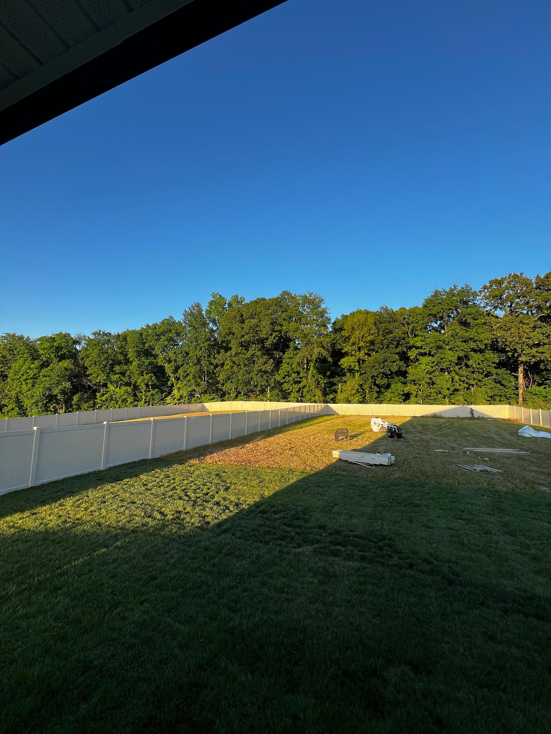 Vinyl Fencing Project in Clarksville, TN