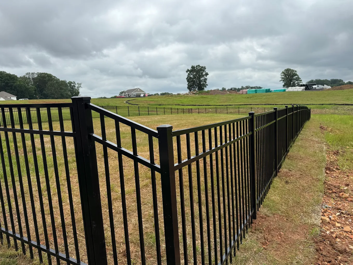 Aluminum Fencing Project in Clarksville, TN
