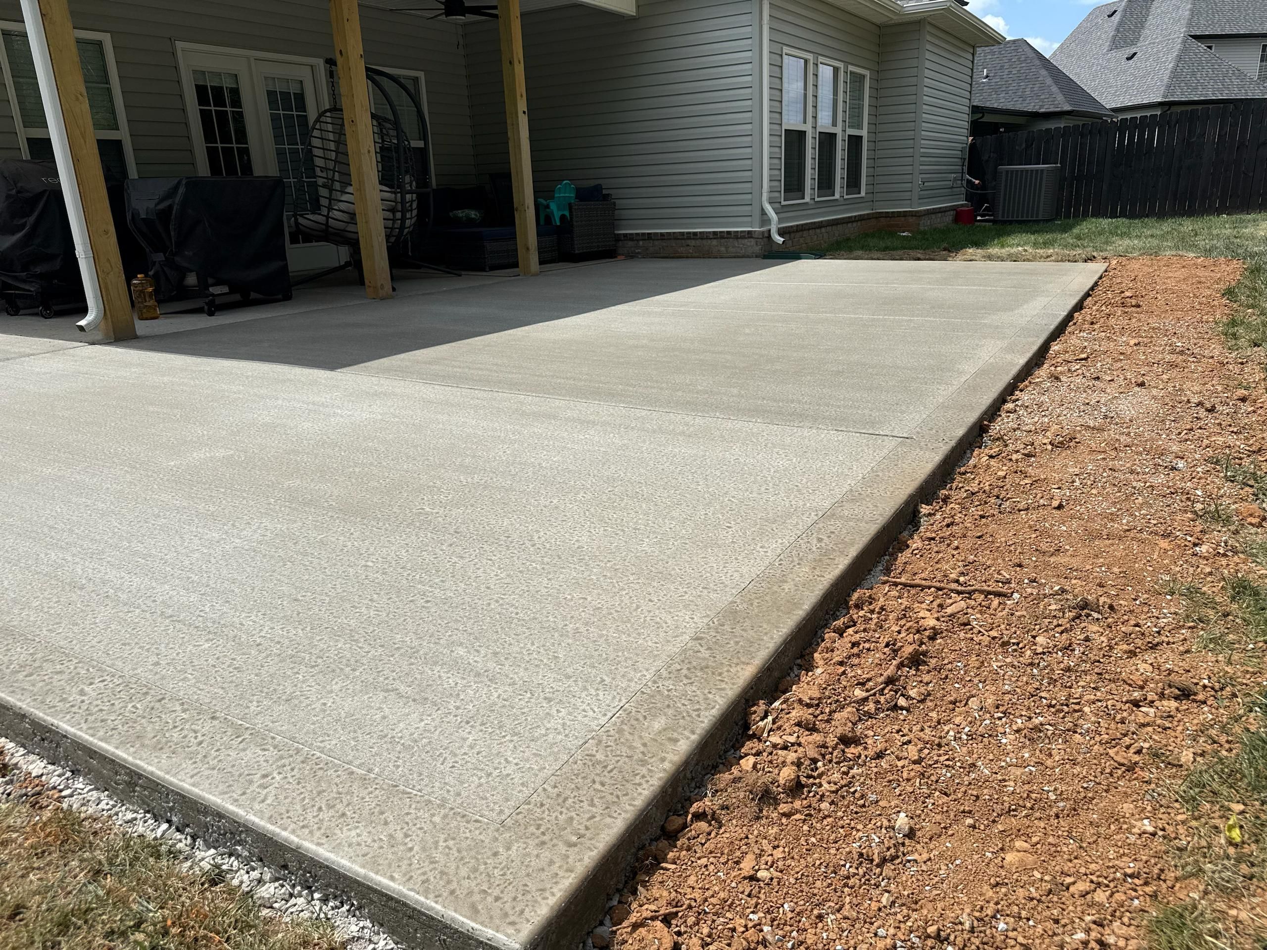 Concrete patio project by Transcend Outdoors in Clarksville, TN