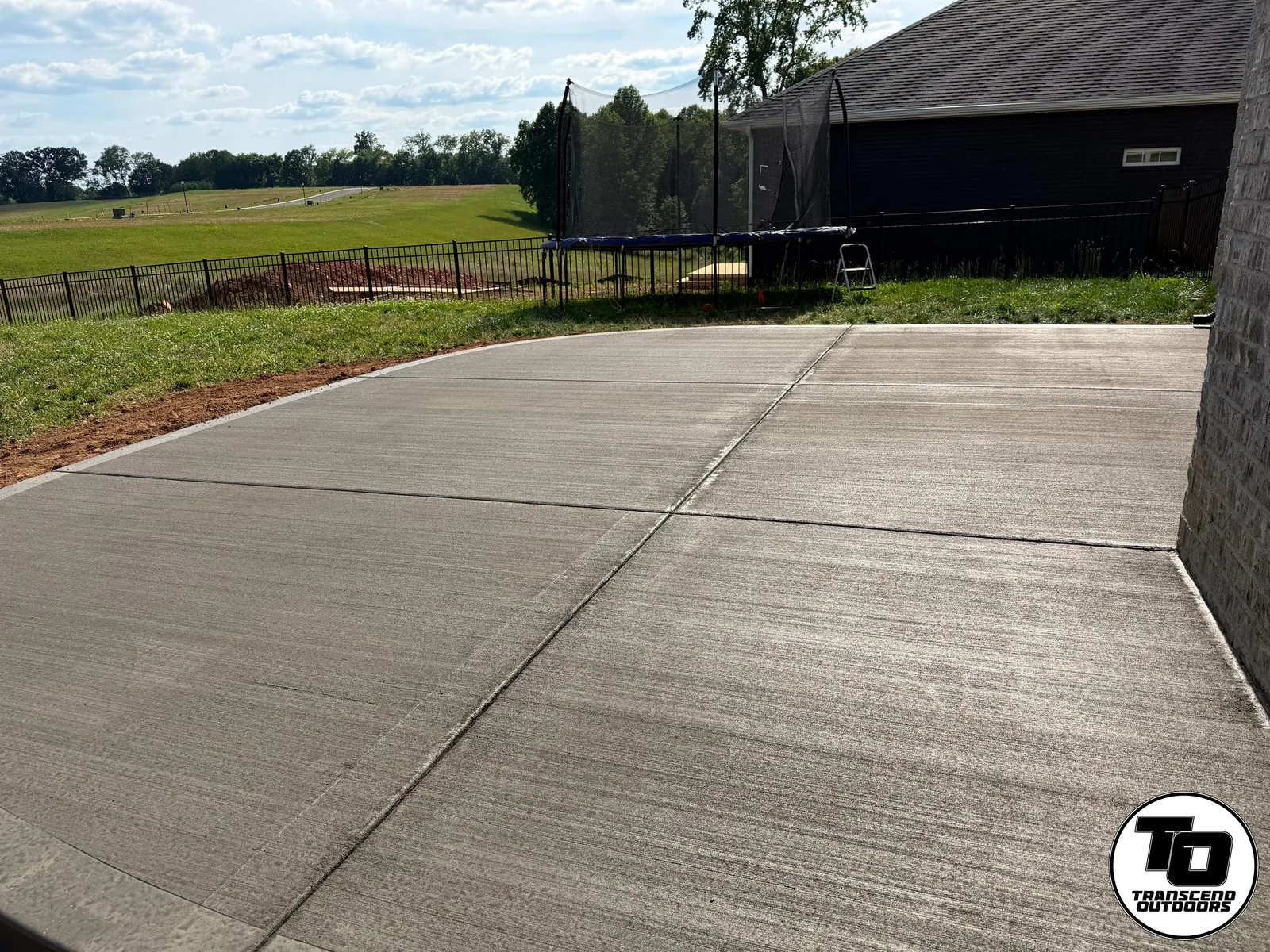 Concrete patio project by Transcend Outdoors in Clarksville, TN