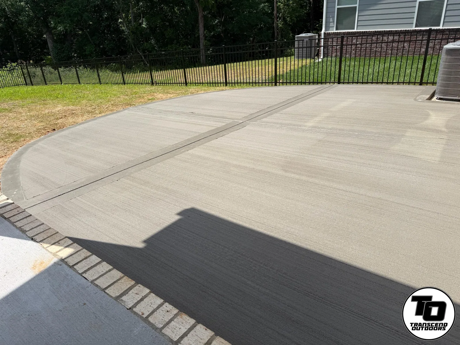 Concrete patio project by Transcend Outdoors in Clarksville, TN