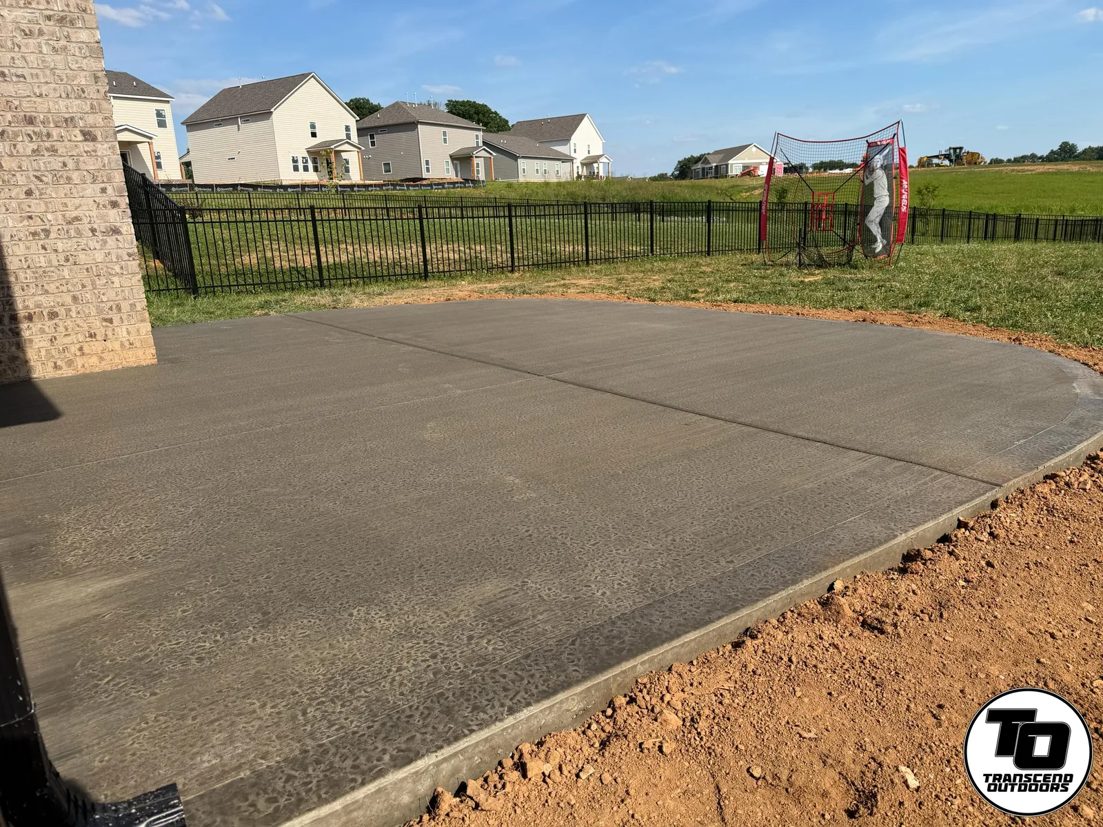 Concrete patio project by Transcend Outdoors in Clarksville, TN