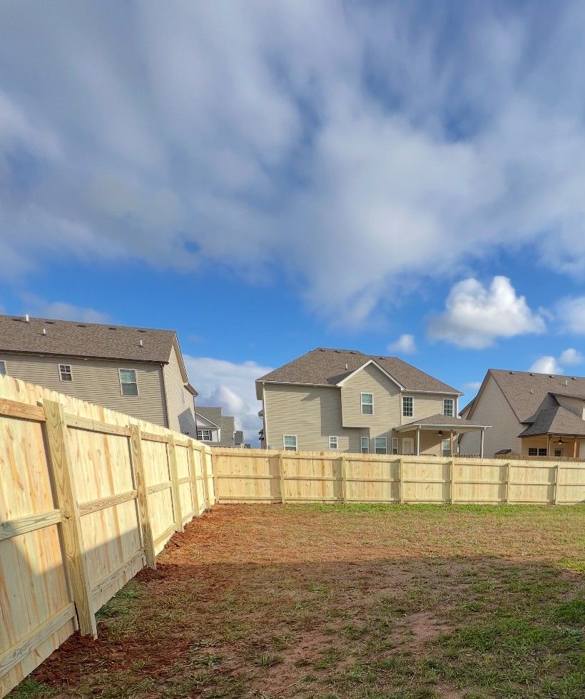 Wood Fencing Project in Clarksville, TN